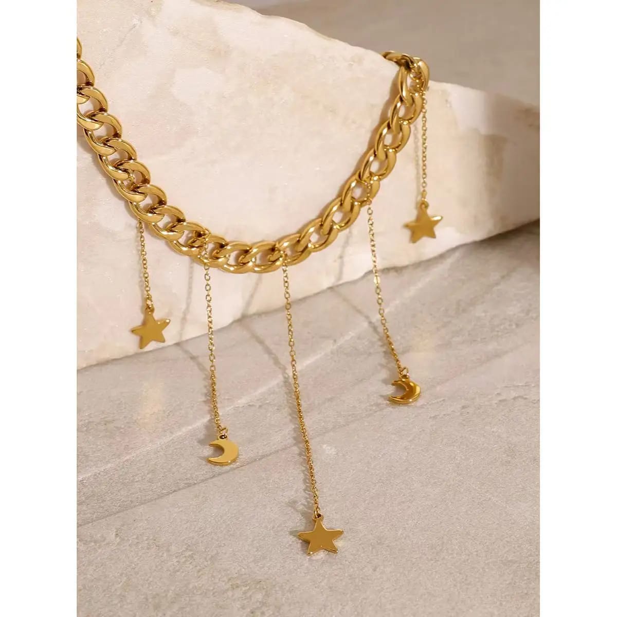 Celestial Drip Charm Choker