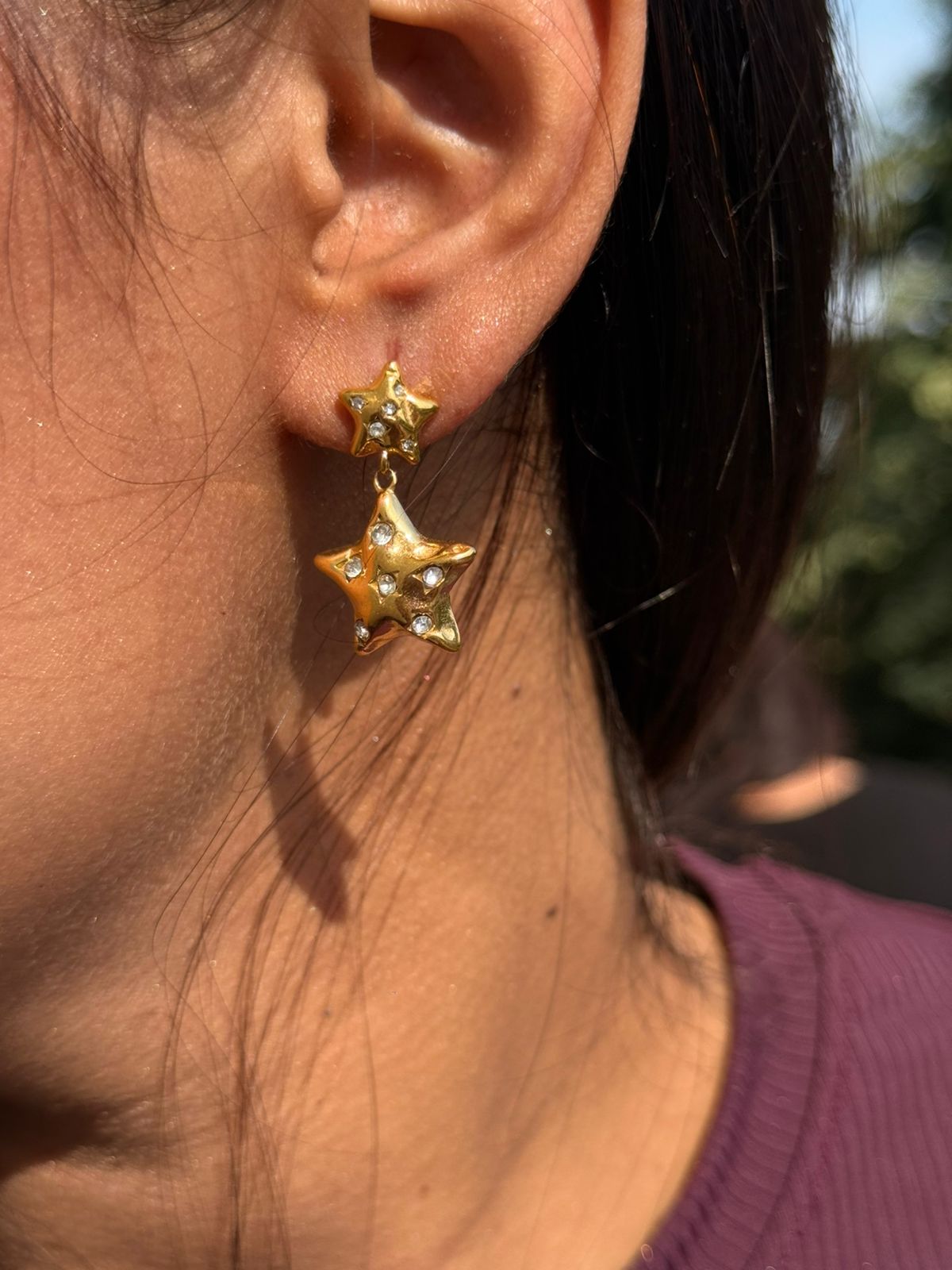 Star Dangler Earrings