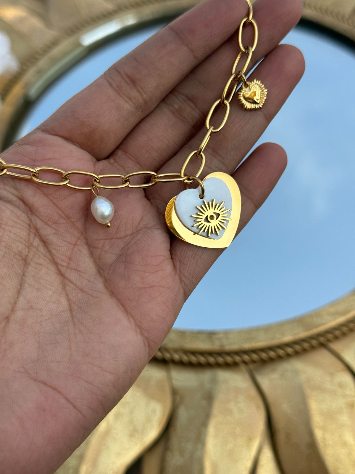 Celestial Heart  Necklace