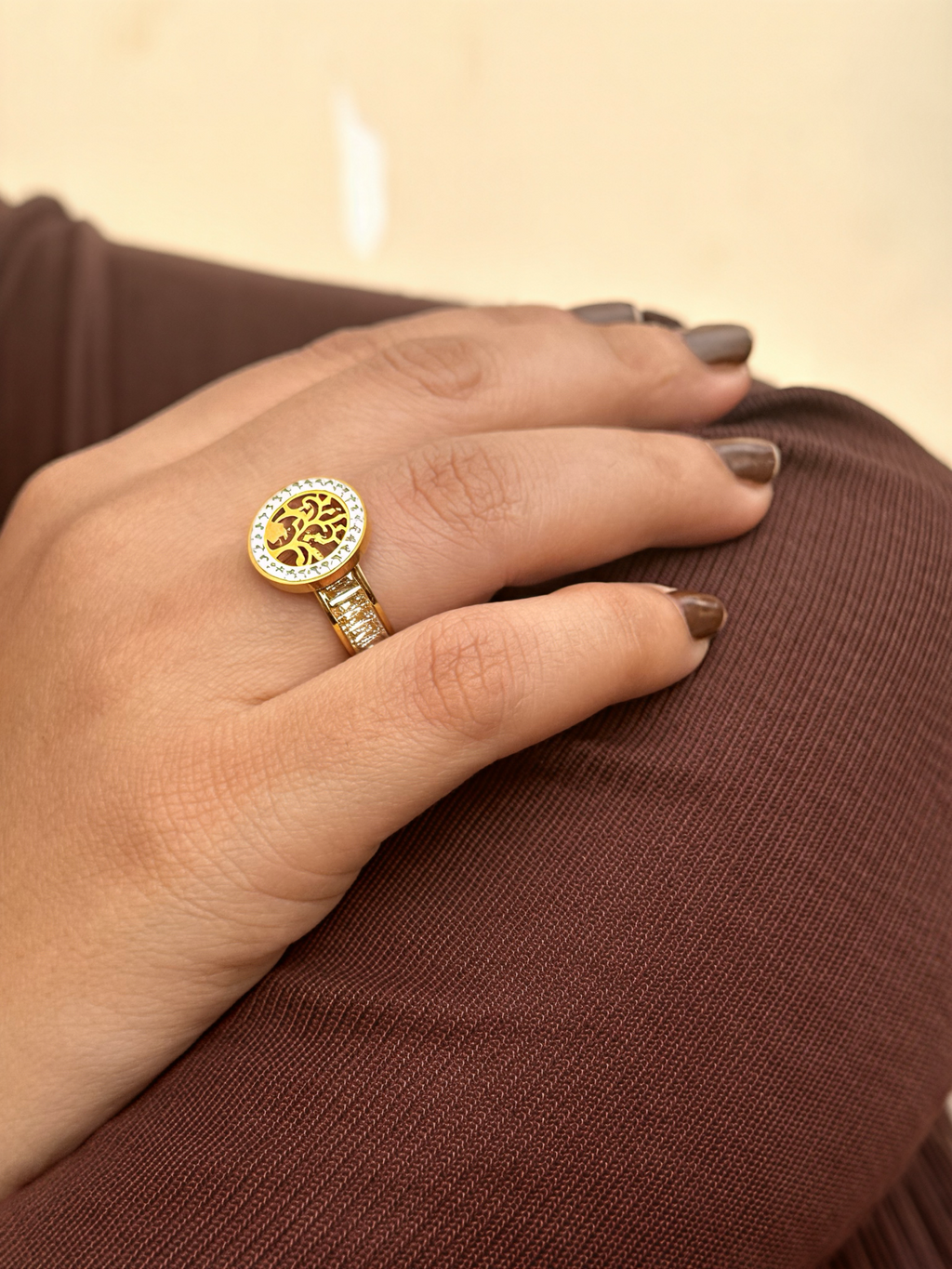 Tree of Life Statement Ring