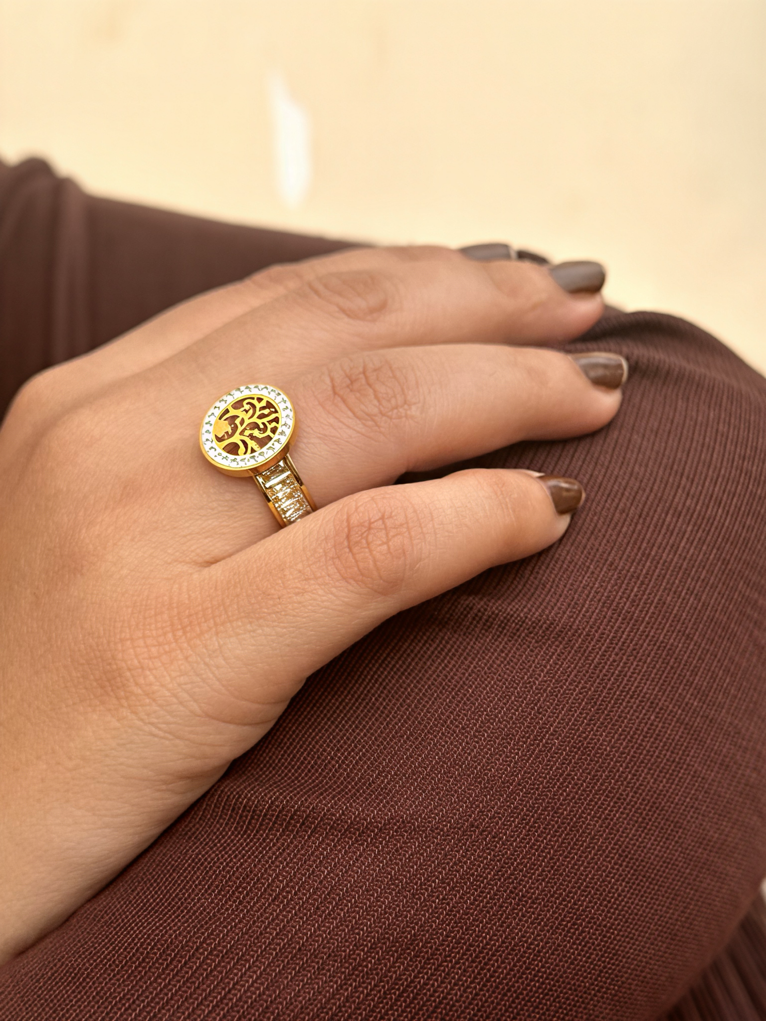 Tree of Life Statement Ring
