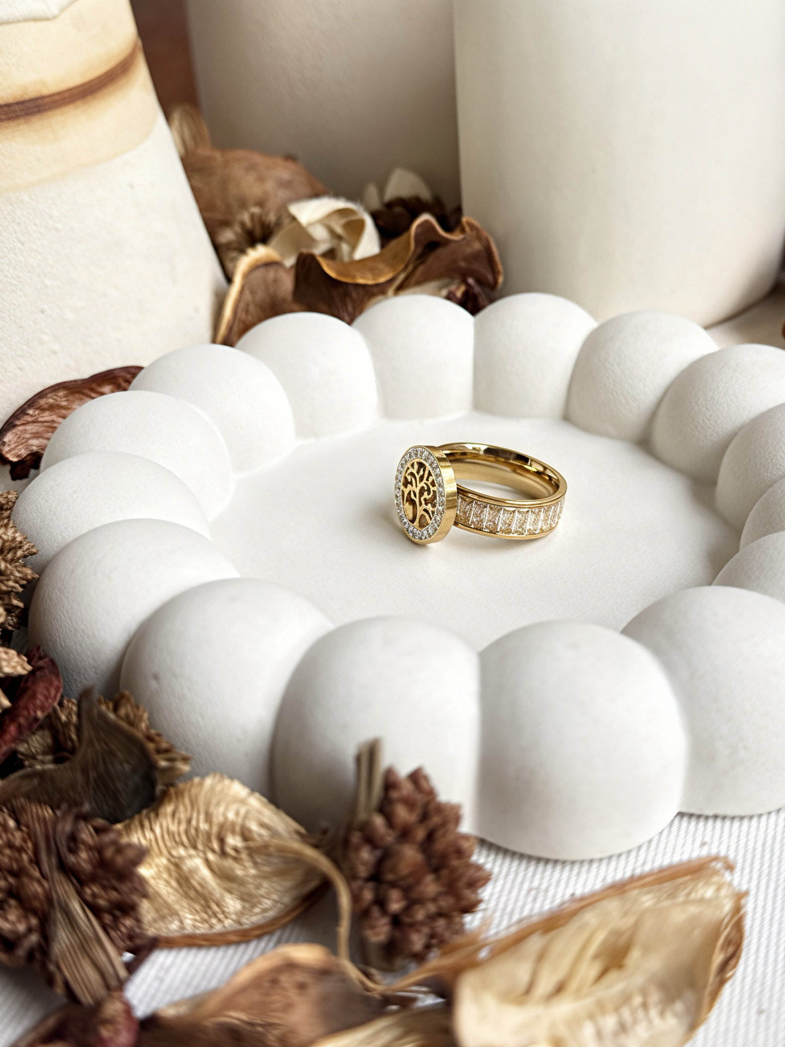 Tree of Life Statement Ring