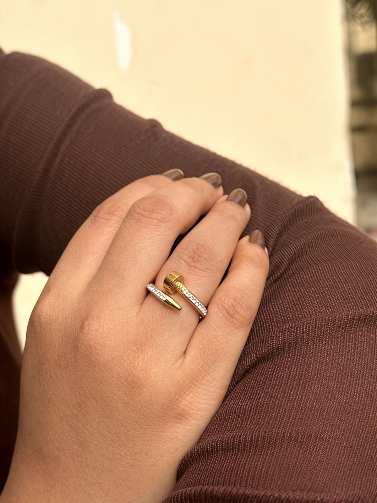 Nail Wrap Shine Ring