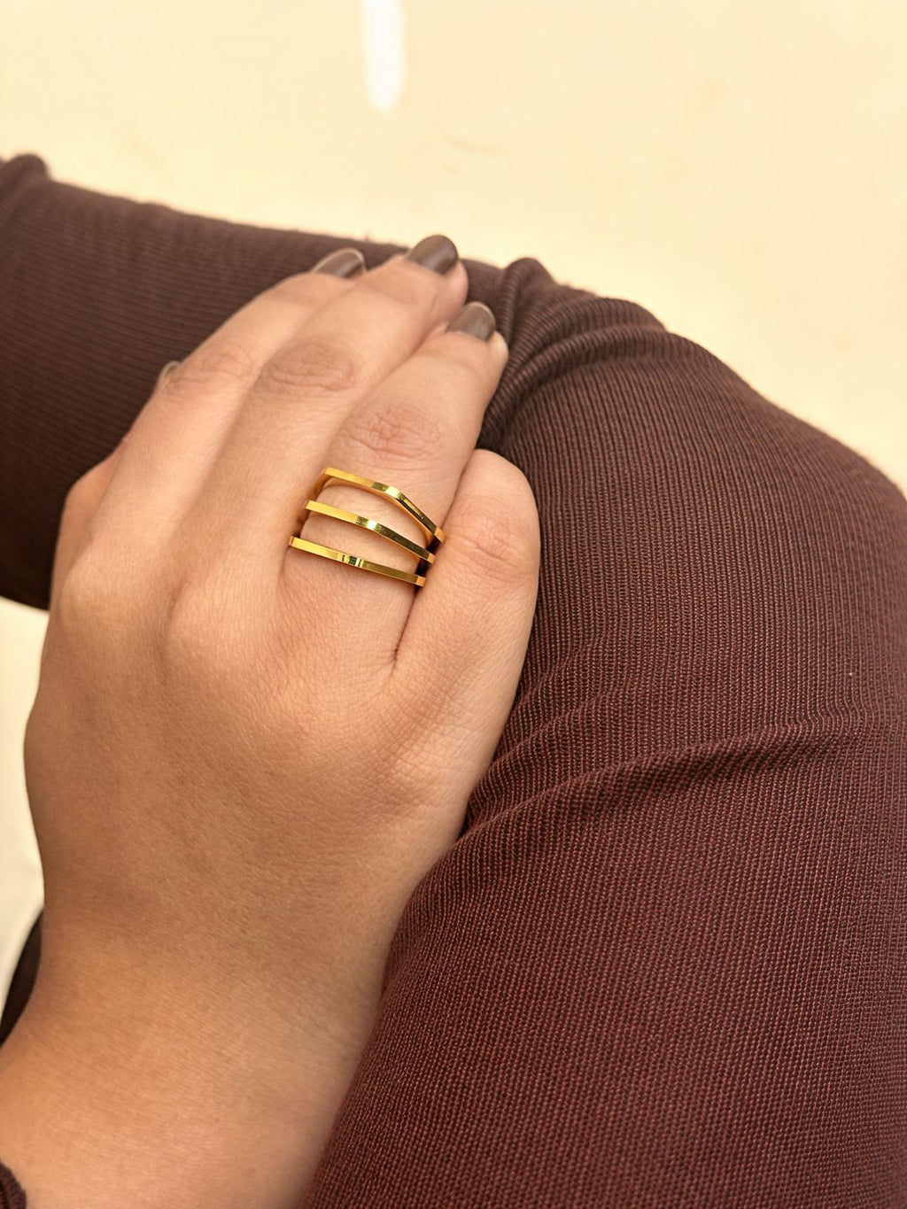 GeoStack Sleek Ring Trio