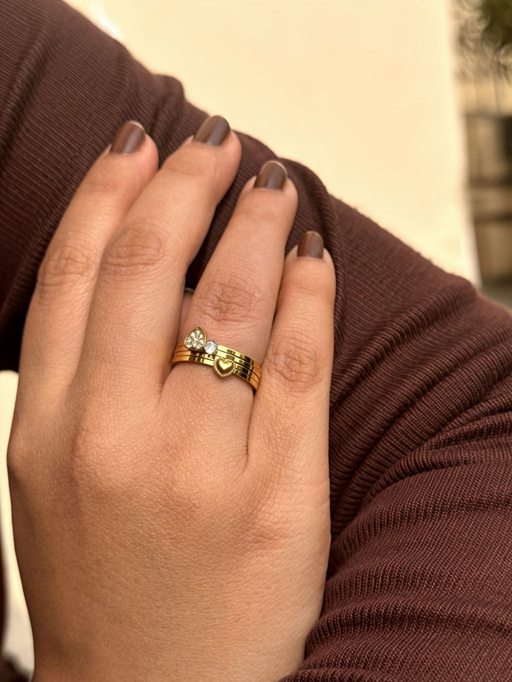 Golden Love Stacker Set