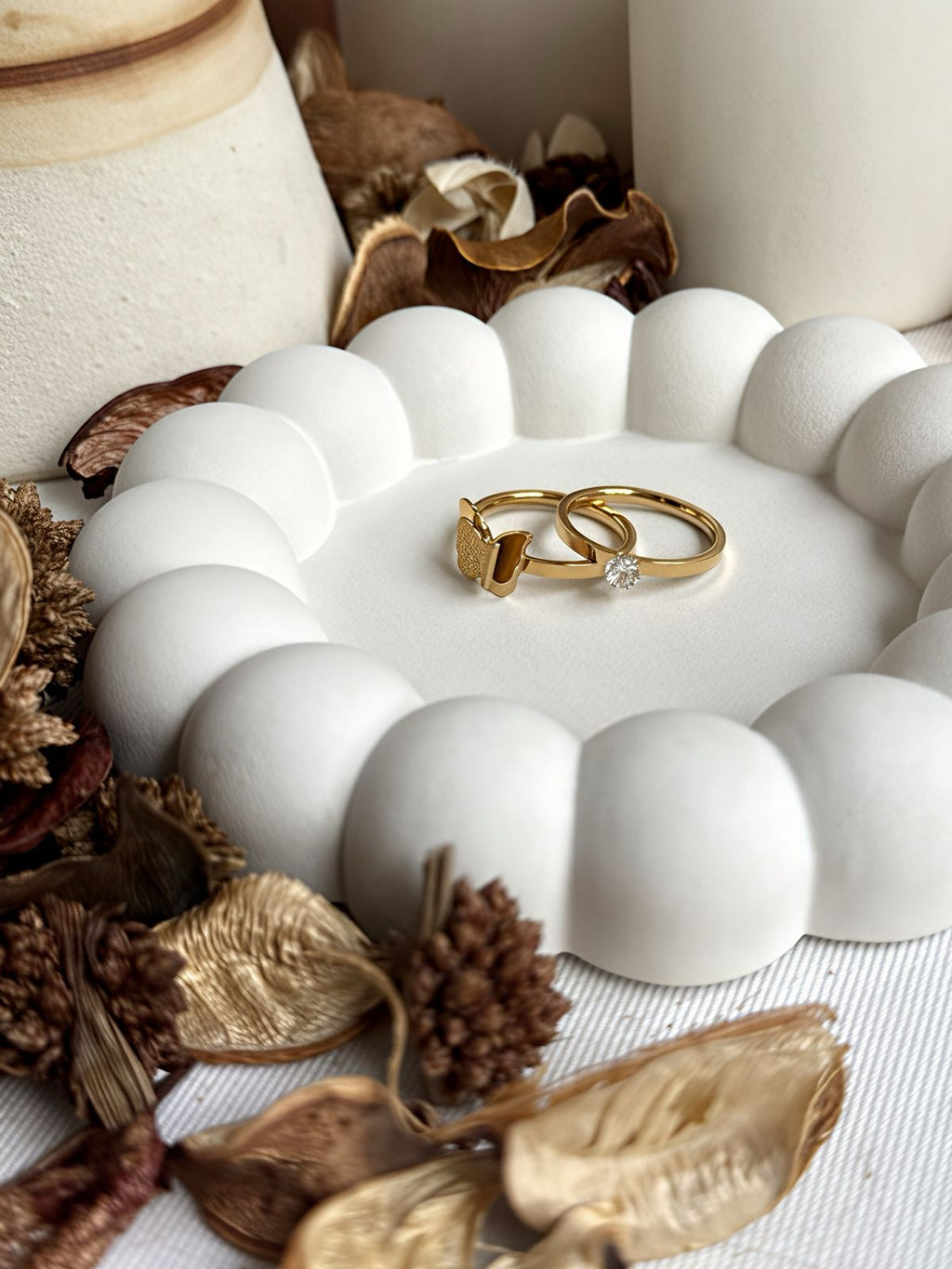 Butterfly Bloom Ring Set