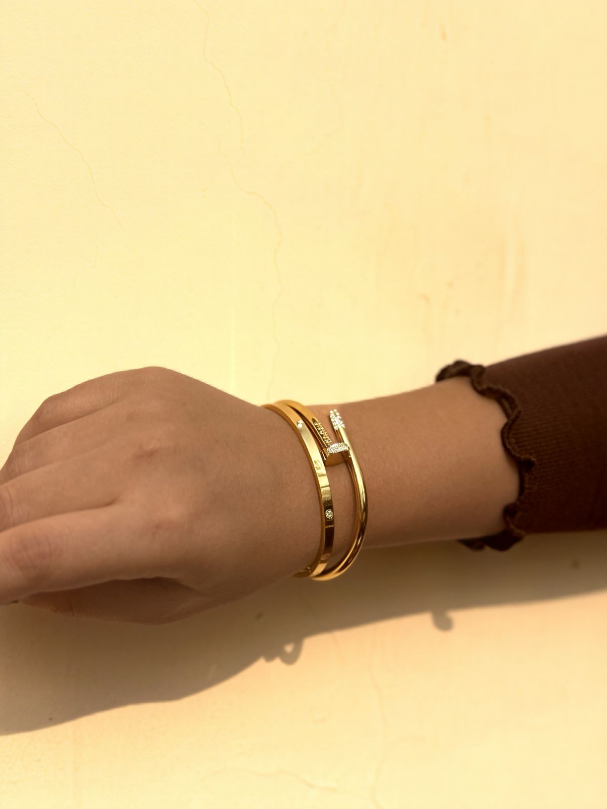 Dual Luxe Nail & Iconic Love Bracelet Set