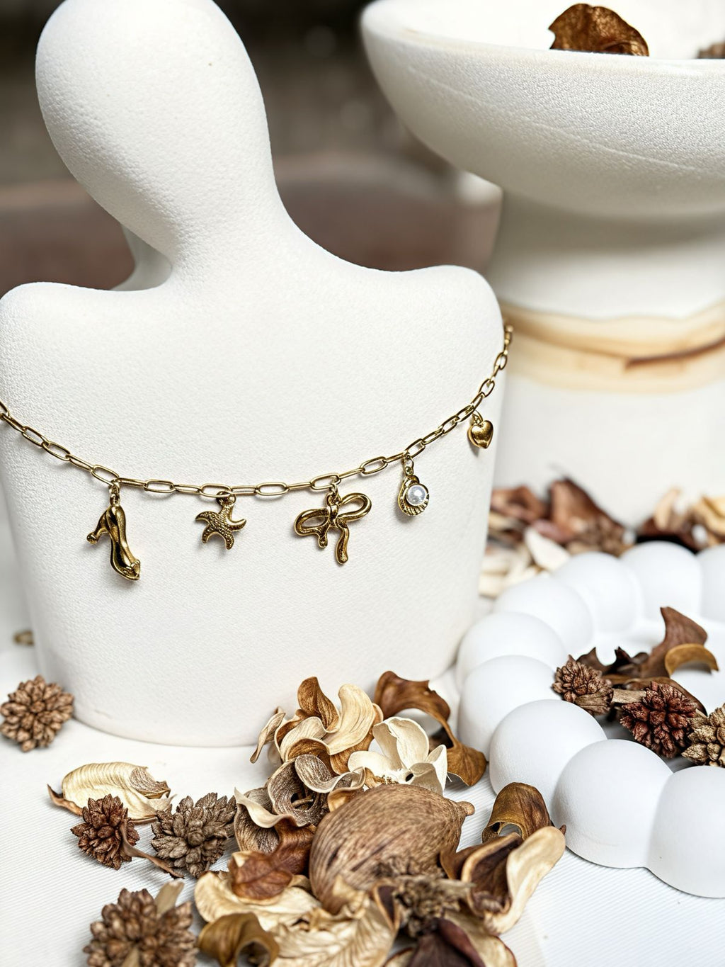 Golden Girl Charm Chain