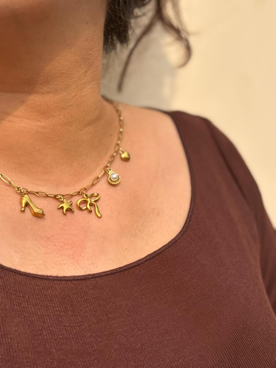 Golden Girl Charm Chain