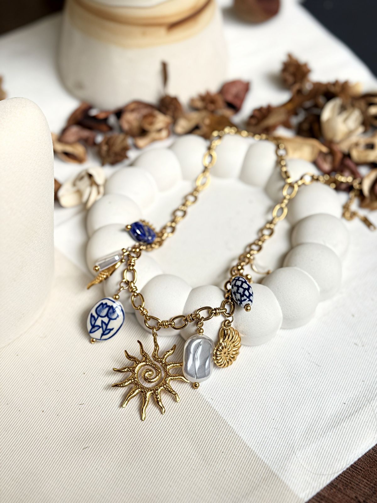 Solar-tide Charm Necklace