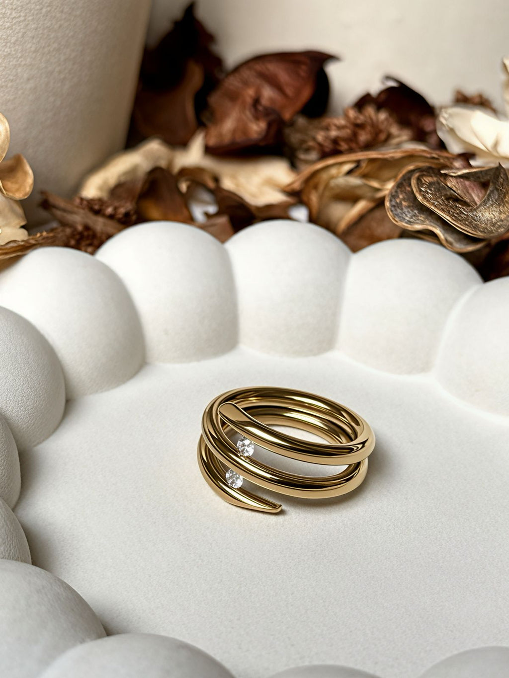 Twirl Luxe Spiral Ring