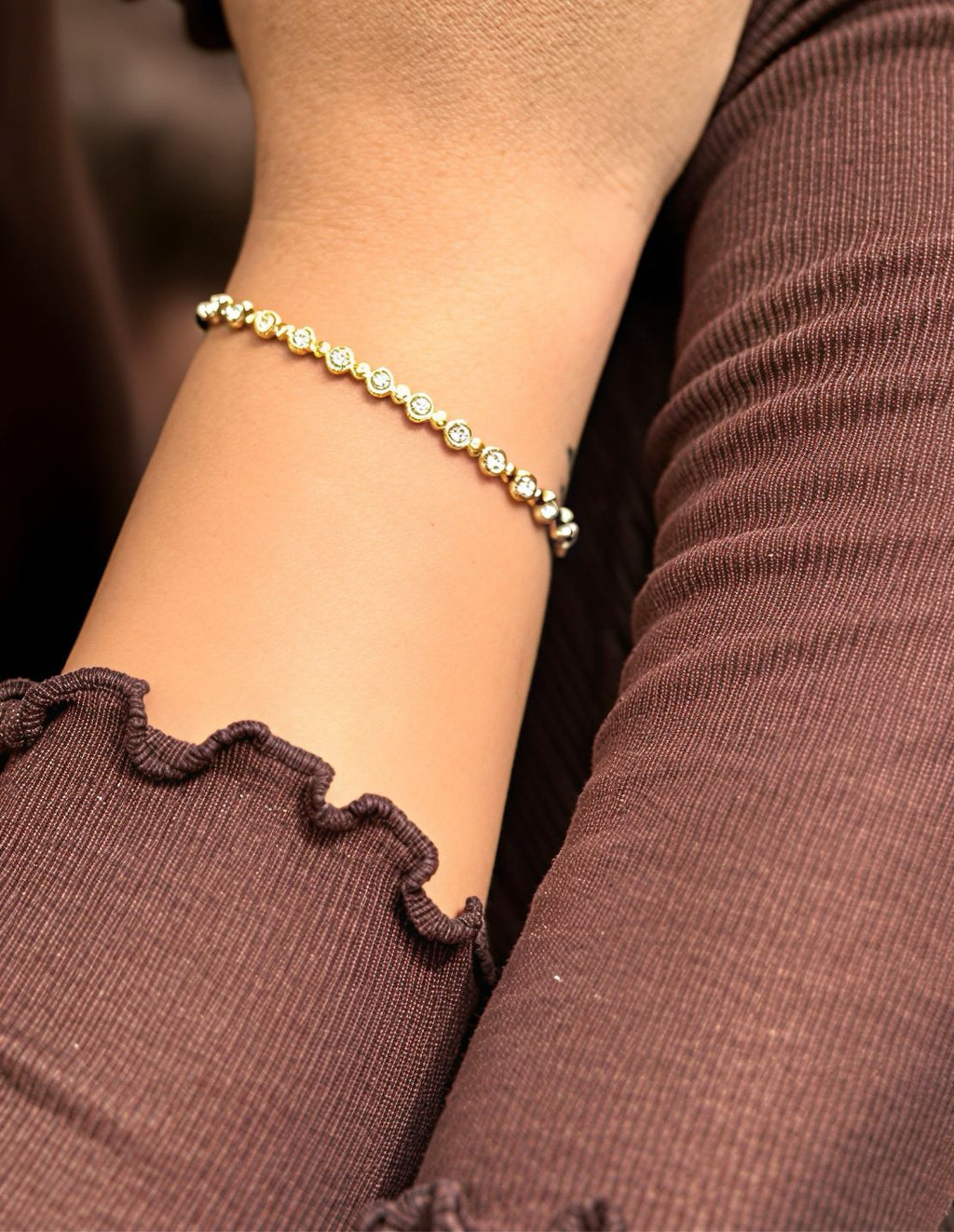 Radiant Circle Tennis Bangle