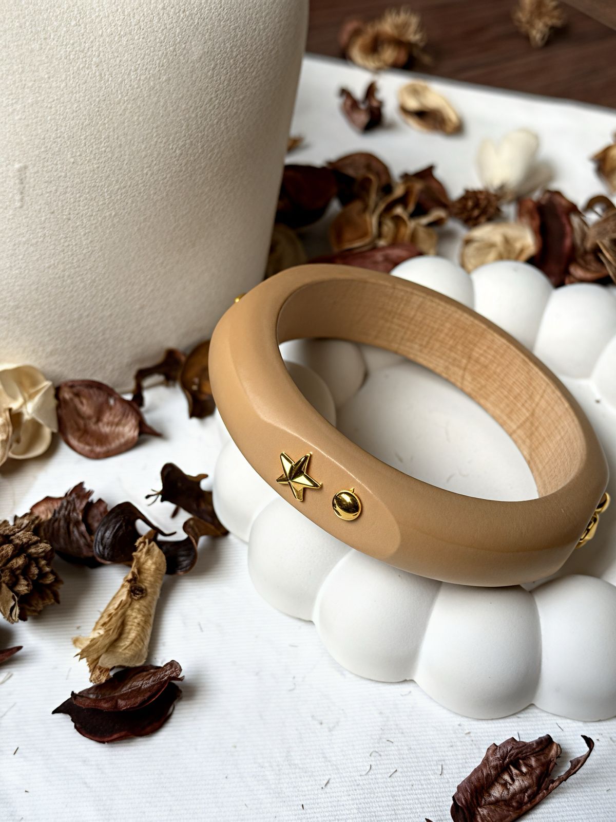 Stardust Wooden Bangle-S