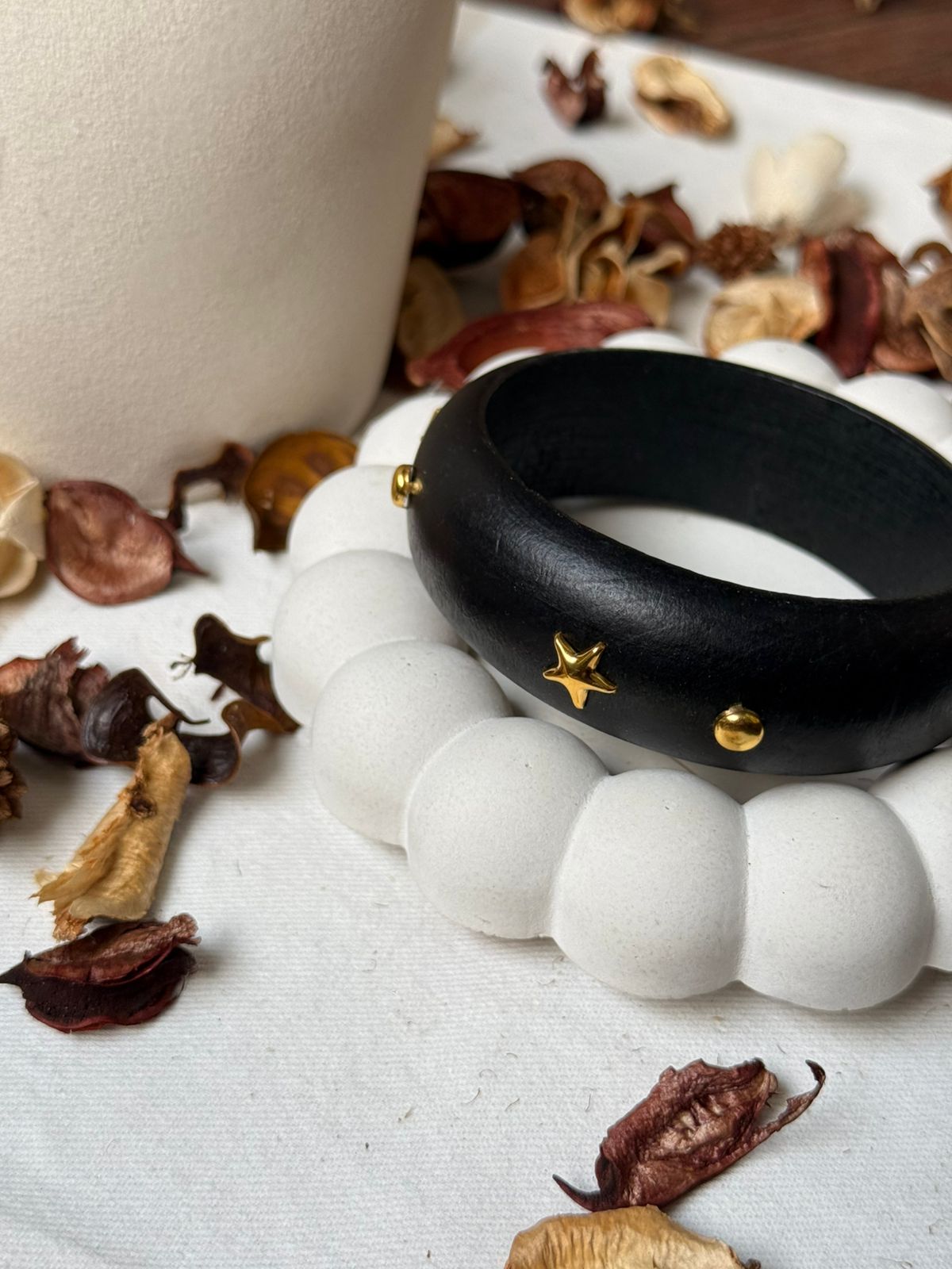 Stardust Wooden Bangle-S