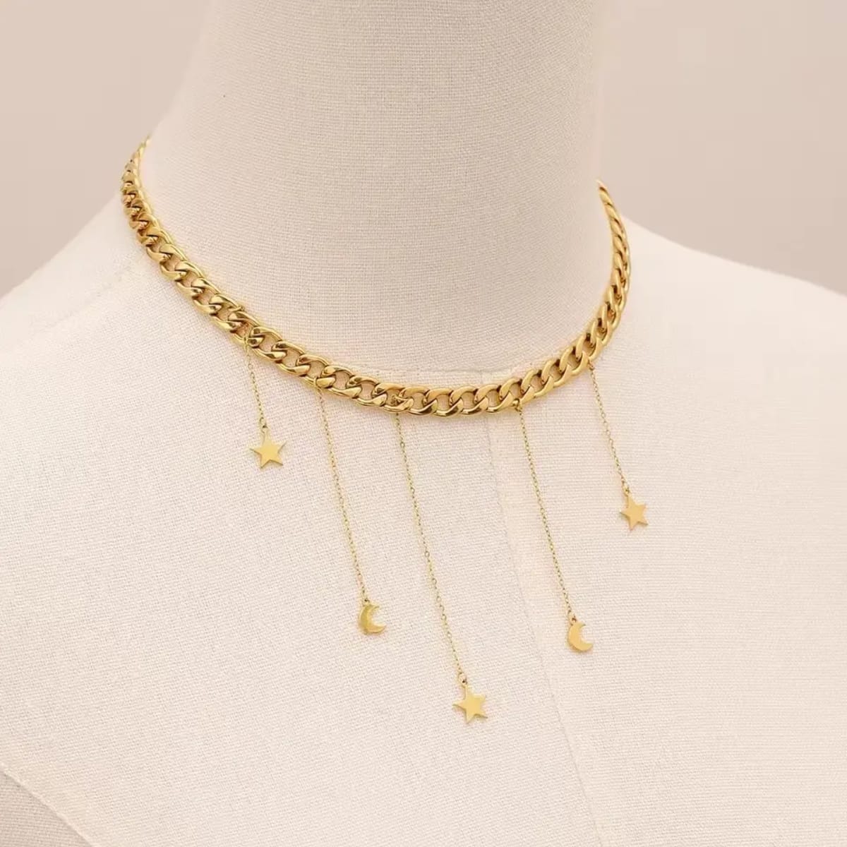 Celestial Drip Charm Choker