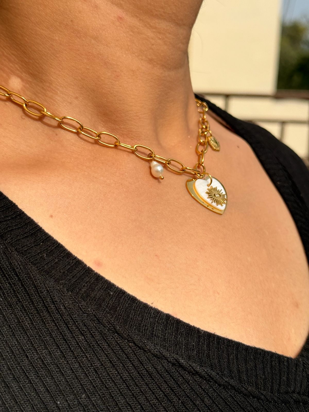 Celestial Heart  Necklace