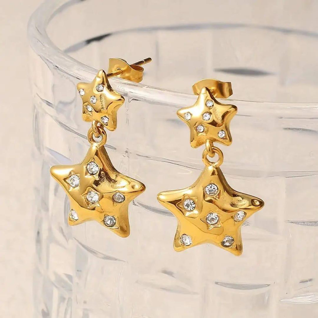 Star Dangler Earrings