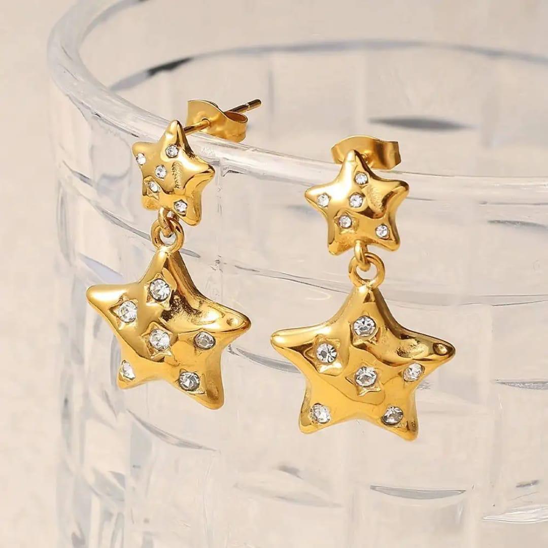 Star Dangler Earrings